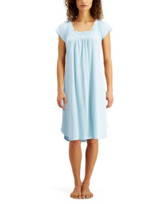 women's light blue nightgown