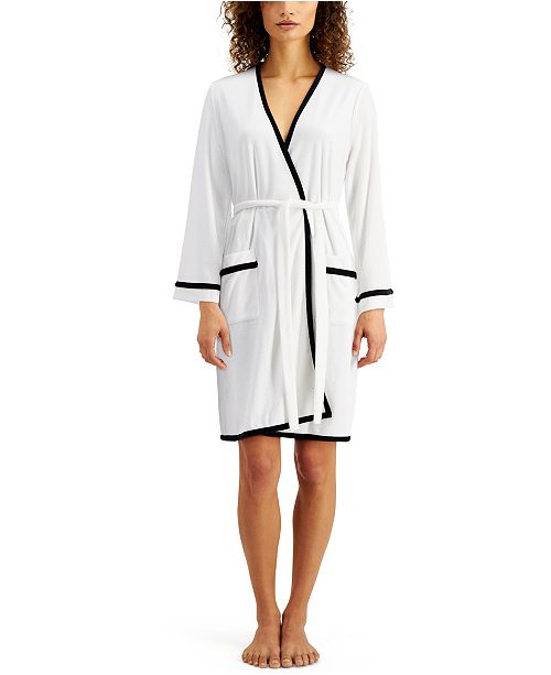 Sesoire Short Terry Wrap Robe Reviews Bras Panties Lingerie