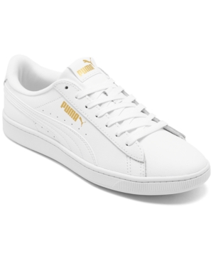 image of Puma Women-s Vikky V2 Leather Casual Sneakers from Finish Line