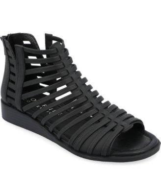 Women's Delilah Gladiator Sliver Wedge Sandals