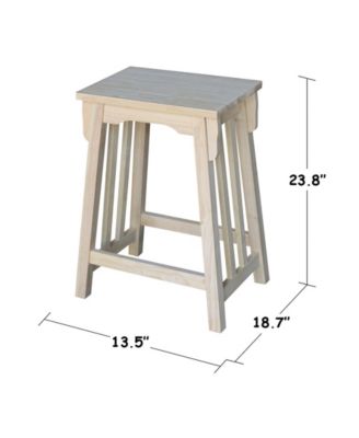 Mission Counter Height Stool