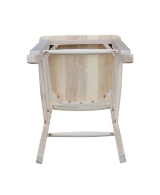 Double X-Back Bar Height Stool