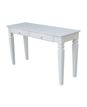 International Concepts Java Console Table with 2 Drawers