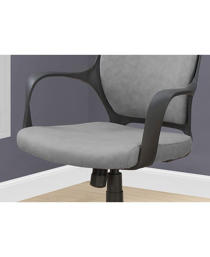 Monarch Specialties Office Chair Microfiber, High Back Executive Macy's