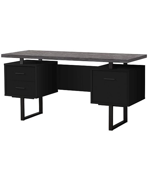 Monarch Specialties Computer Desk 60 L Top Reviews Furniture Macy S