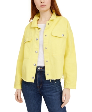 Calvin Klein Jeans Drop-Shoulder Cotton Denim Jacket
