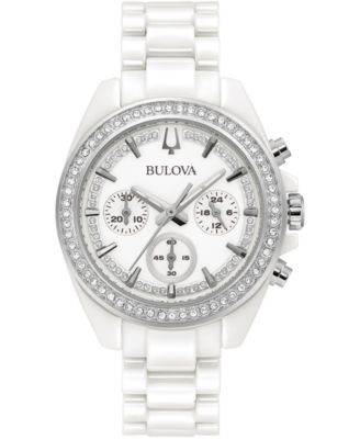 citizen eco drive women's white ceramic