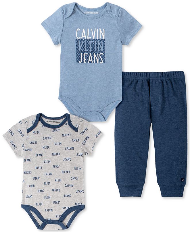 Calvin Klein Baby Boys Bodysuits Pants Set & Reviews - Sets & Outfits ...