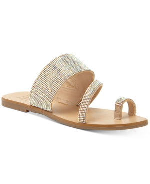Inc Gianolo Embellished Toe Ring Flat Sandals Created for Macy s