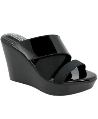 charles by charles david black wedges