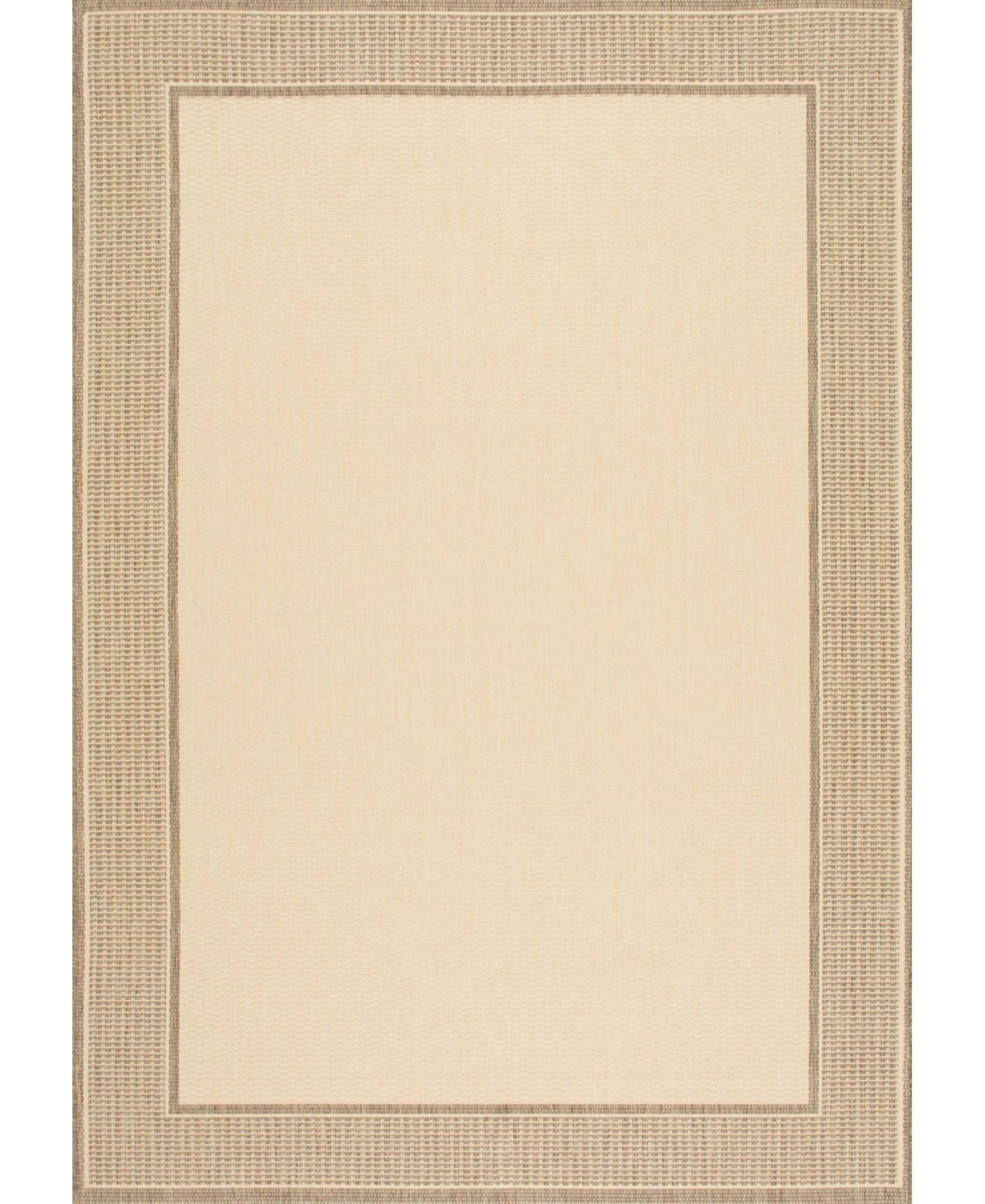 nuLoom Dawn Gris Border Beige 8'6in x 13' Outdoor Area Rug - Beige