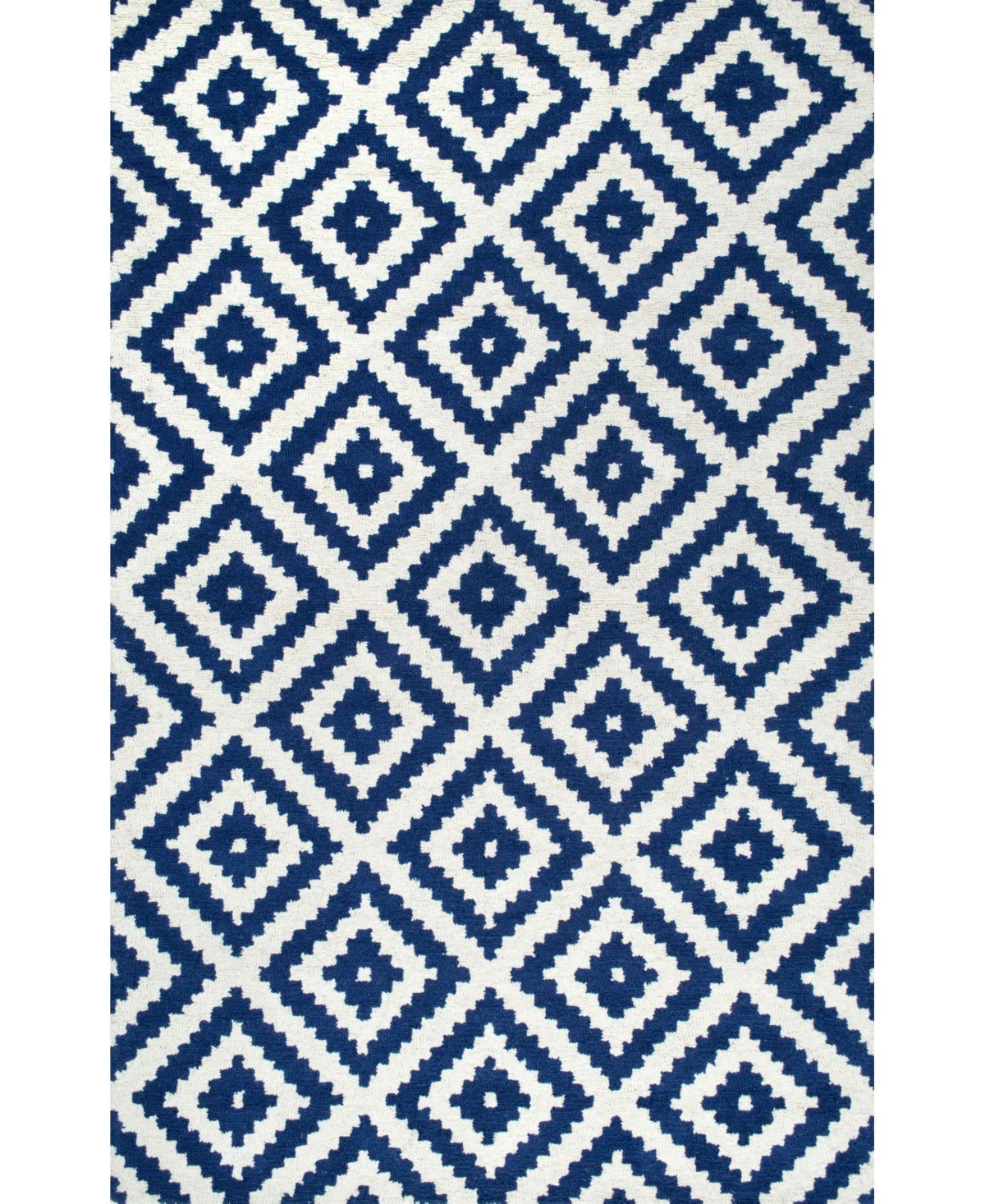 nuLoom Harmony Contemporary Kellee 6' x 9' Area Rug - Navy