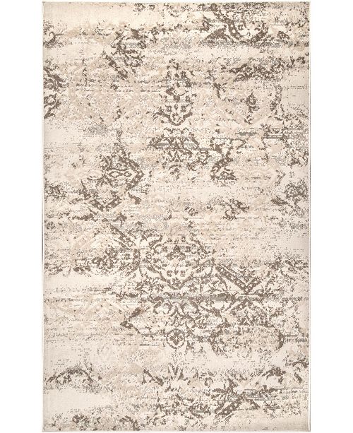 Nuloom Manor Distressed Freja Beige 8 X 10 Area Rug Reviews Rugs Macy S
