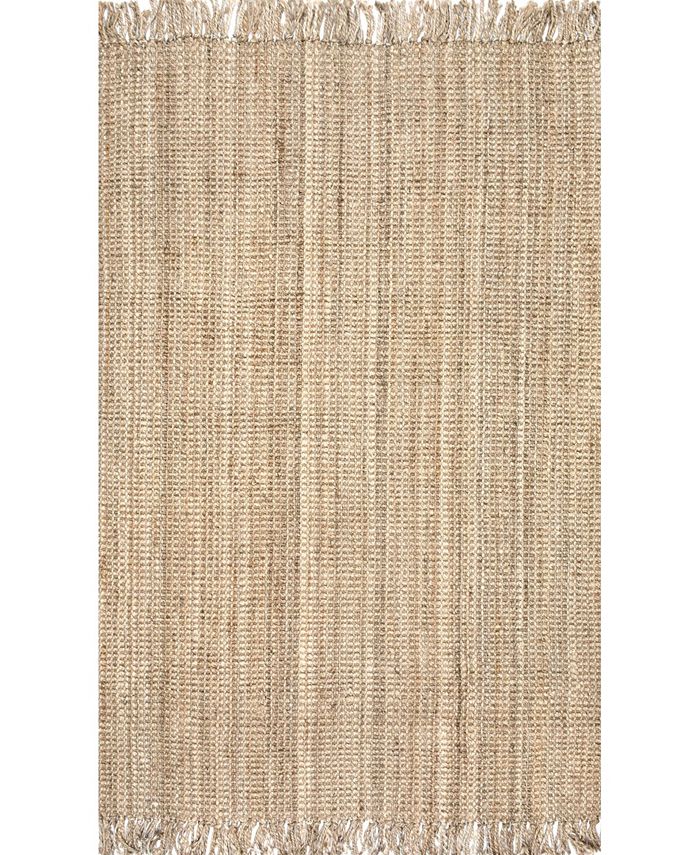 nuLoom Natura Natura Collection Chunky Loop 3' x 5' Area Rug Macy's