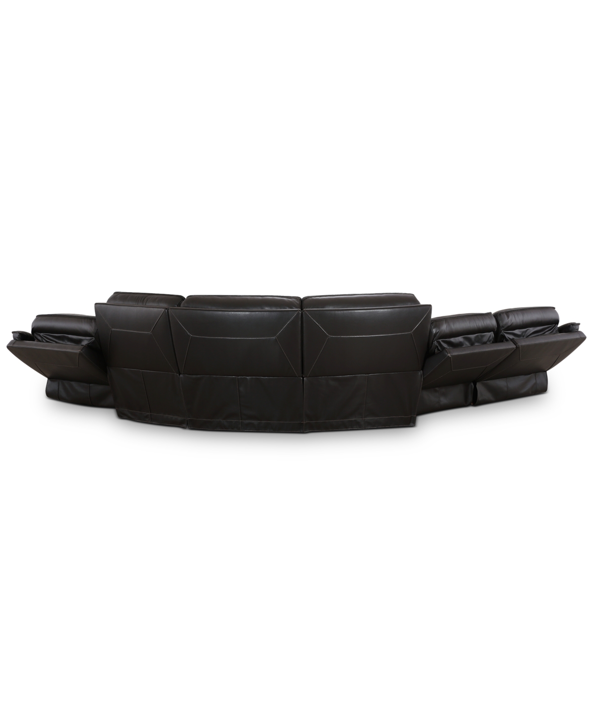 Lenardo 5-Pc. Leather Sectional with 3 Power Motion Recliners, Created for Macy's