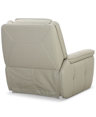 Lenardo 42" Leather Power Recliner, Created for Macy's