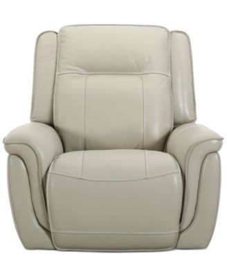 Lenardo 42" Leather Power Recliner, Created for Macy's