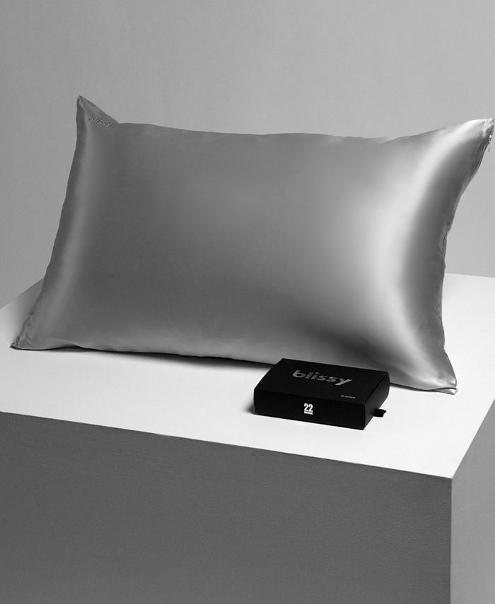 BLISSY 22Momme Silk Pillowcase, King & Reviews Sheets & Pillowcases