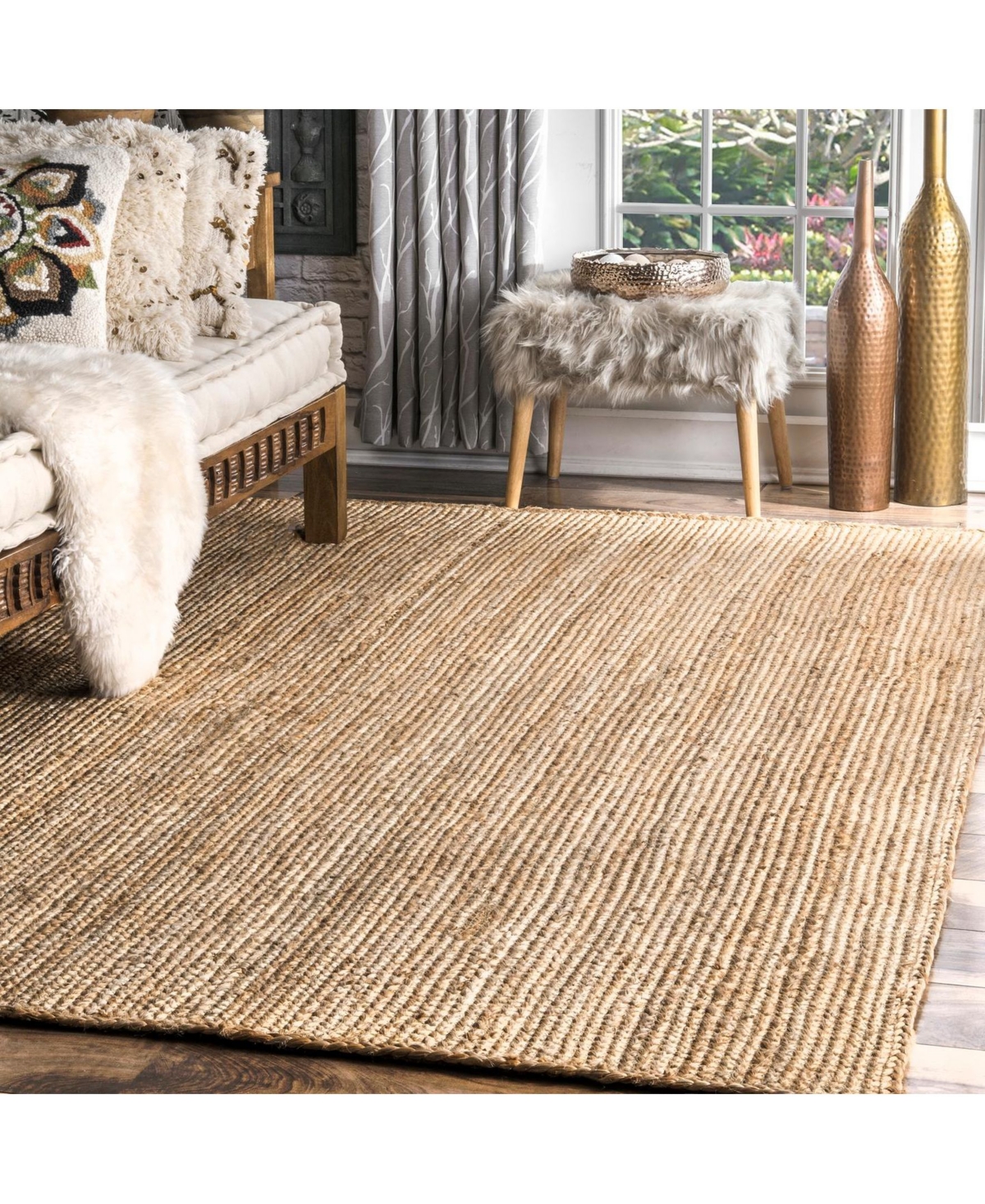 nuLoom Natura Hand Woven Rigo Area Rug