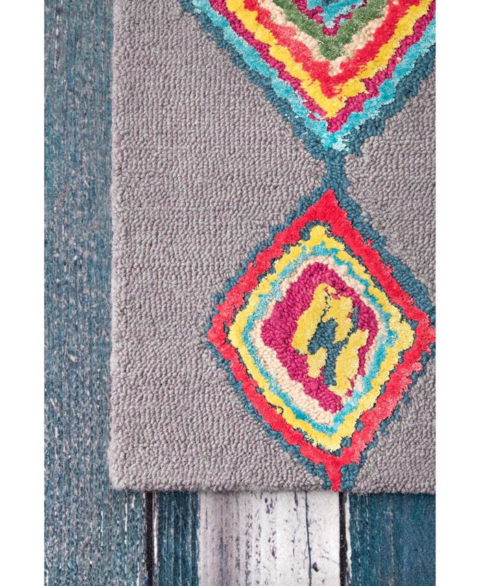 nuLoom San Miguel Hand Tufted Belini 7'6" x 9'6" Area Rug Macy's