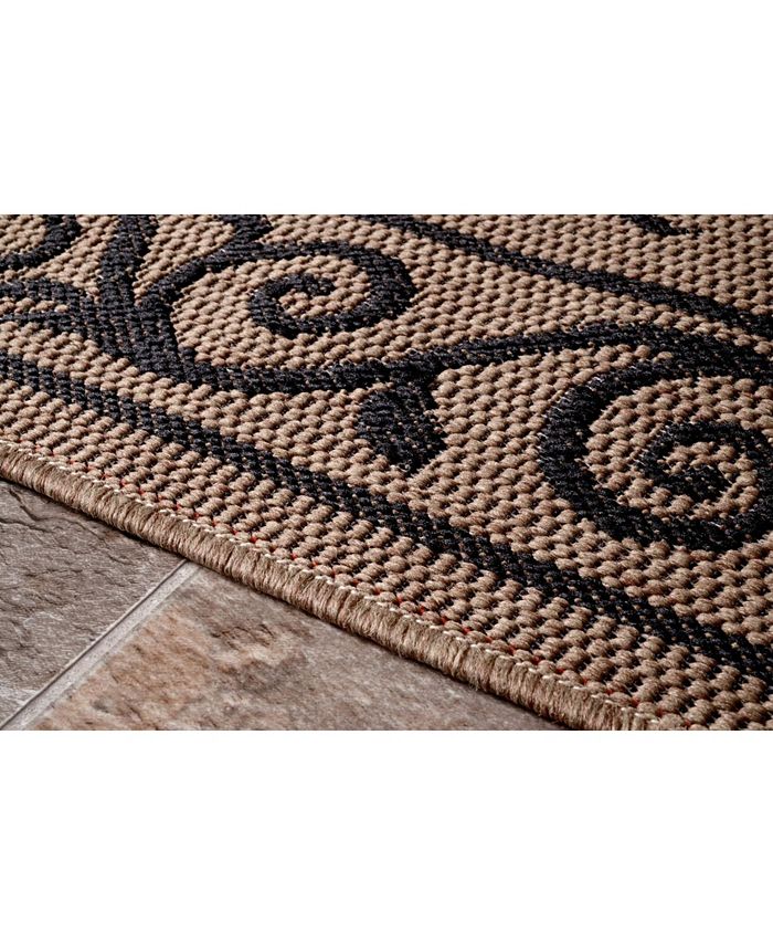 nuLoom Dawn Kathleen Krem Brown 8'6" x 13' Area Rug Macy's