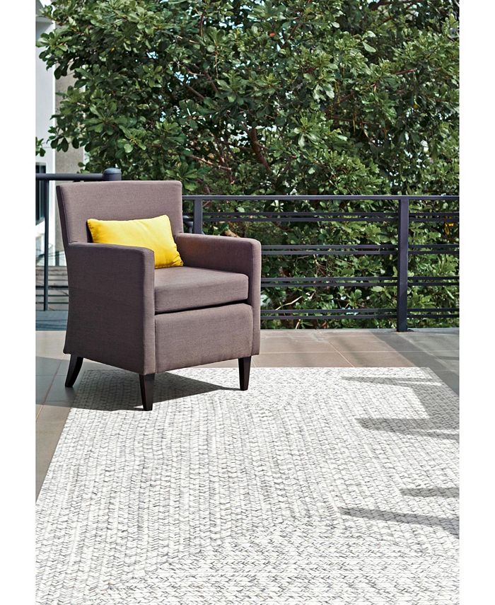 nuLoom Festival Braided Lefebvre Ivory 7'6" x 9'6" Area Rug Macy's