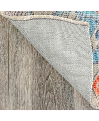 Collina Milana Medallion Faded Orange Area Rug