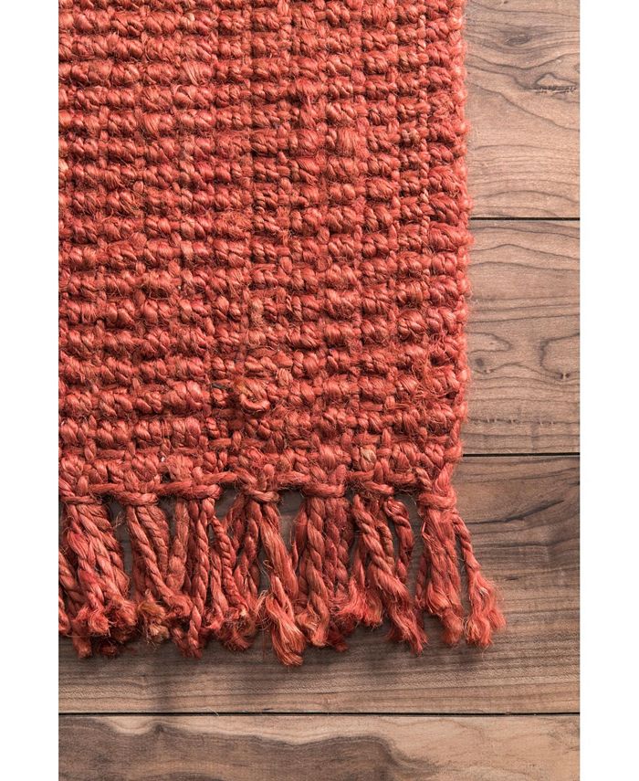 nuLoom Natura Natura Collection Chunky Loop 3' x 5' Area Rug Macy's