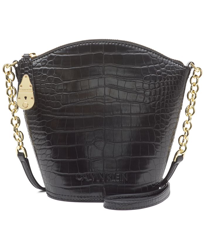 Calvin Klein Lock Bucket Crossbody Macy's