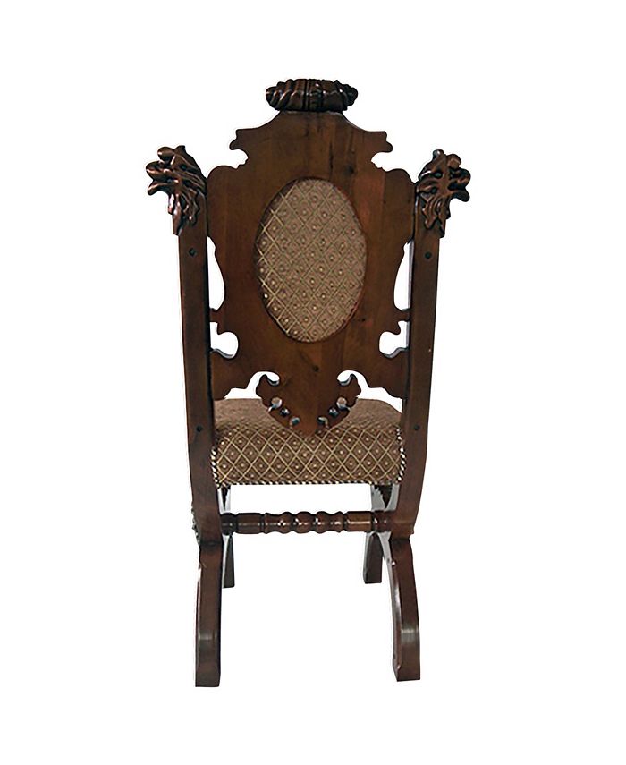 Design Toscano Sir Raleigh Hand-Carved Medieval Dining Chair - Macy's