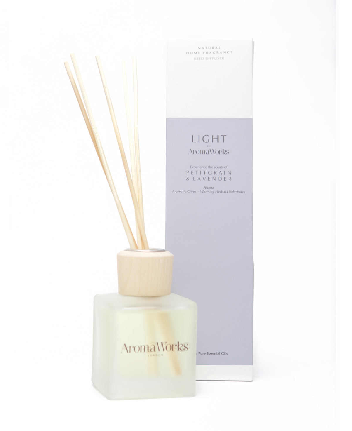 AromaWorks Light Range Petitgrain and Lavender Reed Diffuser,100 ml
