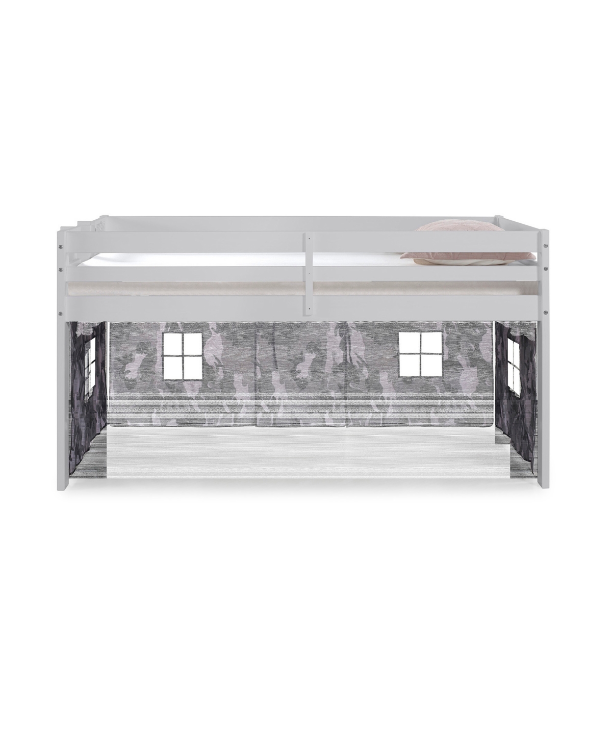 Alaterre Furniture Jasper Junior Loft Bed, Frame and Bottom Playhouse Tent