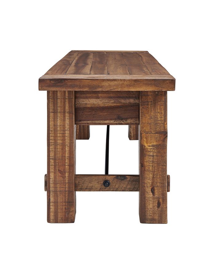 Alaterre Furniture Durango Wood Entryway and Dining Bench Macy's