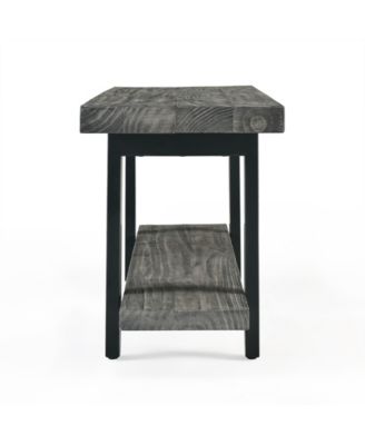 Pomona Metal and Wood Wall Coat Hook with Bench