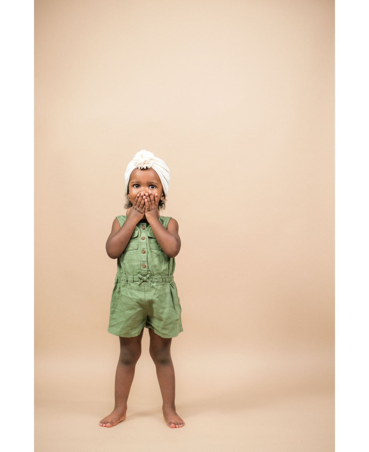 Sweet Peas Baby Girls Rose Turban