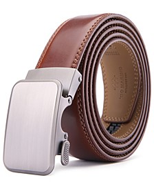 Men's Solid Buckle Ratchet Belts