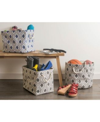 Polyester Bin Ikat French Rectangle Large