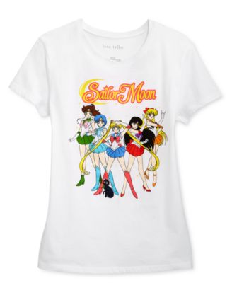 Love Tribe - Juniors' Sailor Moon Anime Graphic T-Shirt
