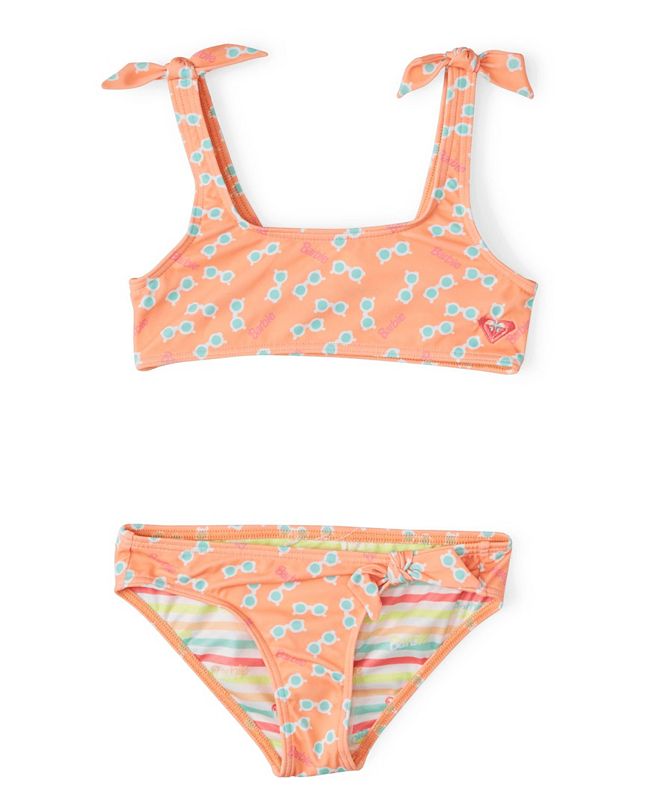 Roxy Little Girls Barbie Athletic Bikini Set & Reviews - Swimwear ...