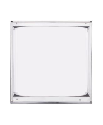 Arabelle Square Glass Top End Table