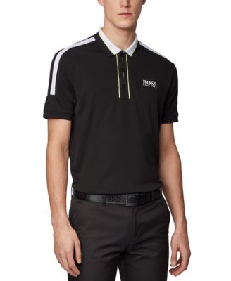 Hugo Boss - Men's Paddy MK Black Polo Shirt