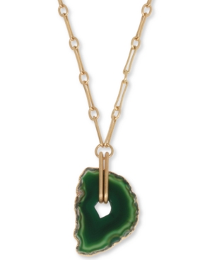 image of Robert Lee Morris Soho Agate Pendant Necklace, 31