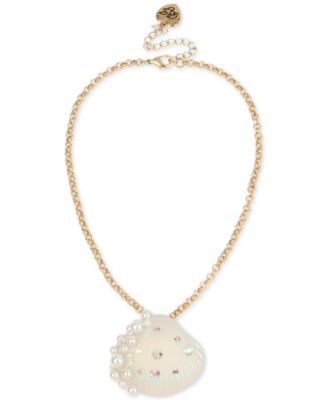 betsey johnson seashell necklace