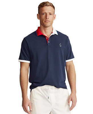 Polo Ralph Lauren Men's Custom Slim-Fit Mesh Polo Shirt & Reviews ...