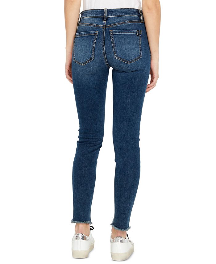 Buffalo David Bitton Women's Daily Mid Rise Skinny Jean In White - Size 26