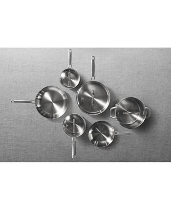 Calphalon - Classic 10-Piece Cookware Set - Stainless Steel