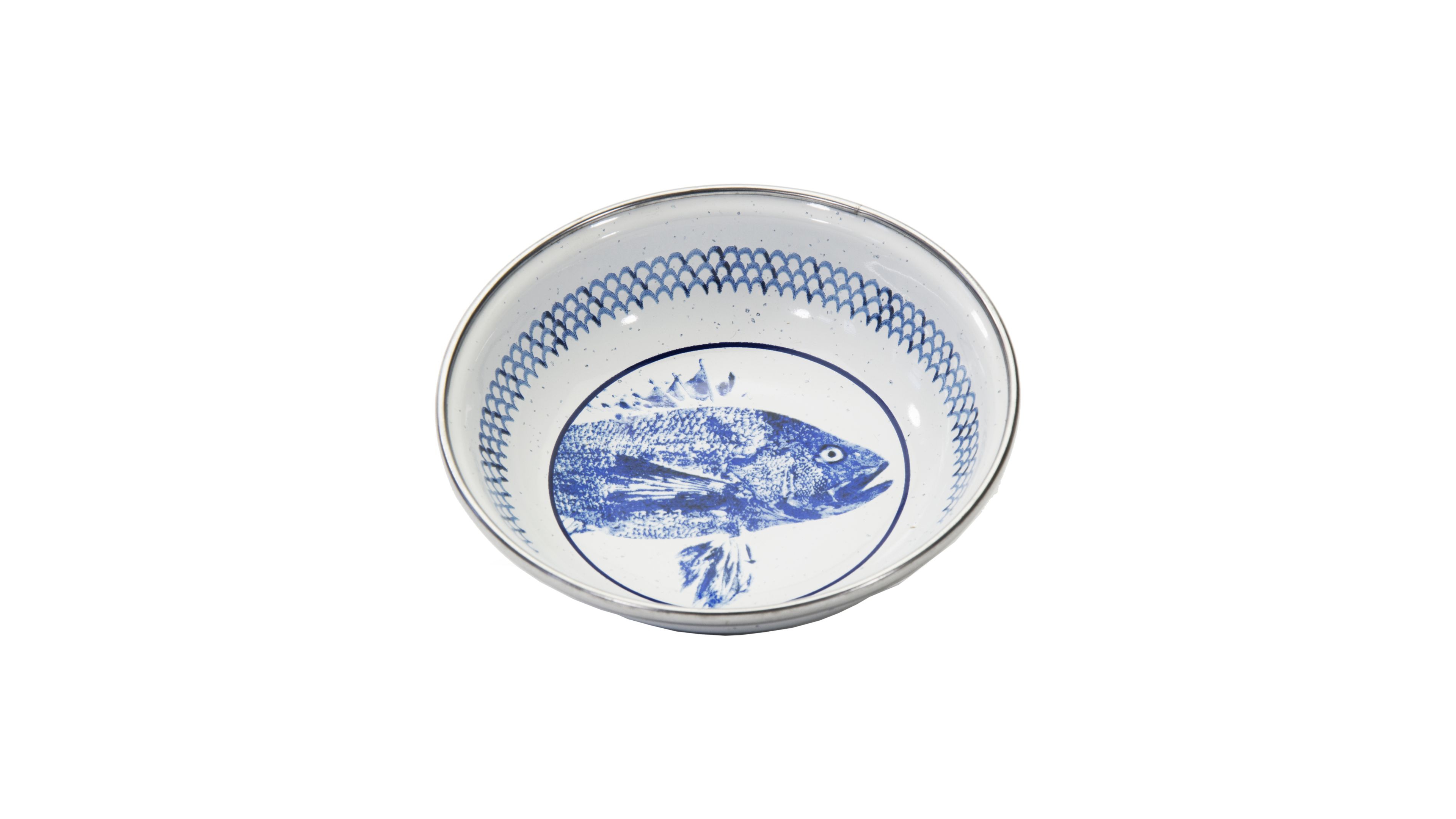 Golden Rabbit Fish Camp Enamelware Tasting Dishes, Set of 6