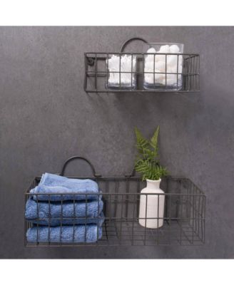 Wire Wall Basket Set of 2