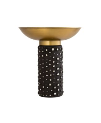 Blaze Glass and Brass Side Table&nbsp;