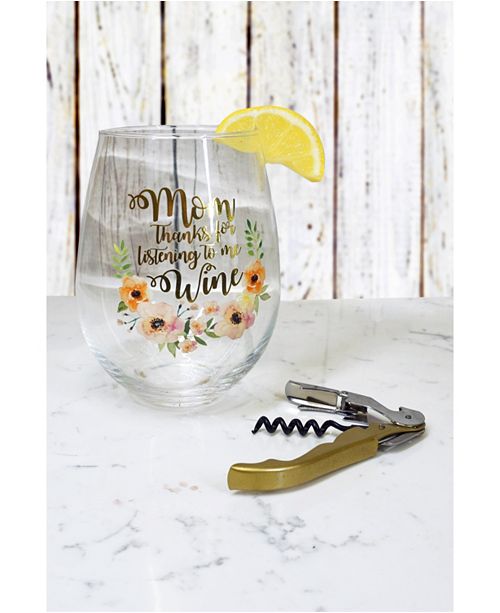 Tmd Holdings Closeout Tmd Mom Thanks For Listening To Me Wine Reviews Glassware Dining Macy S